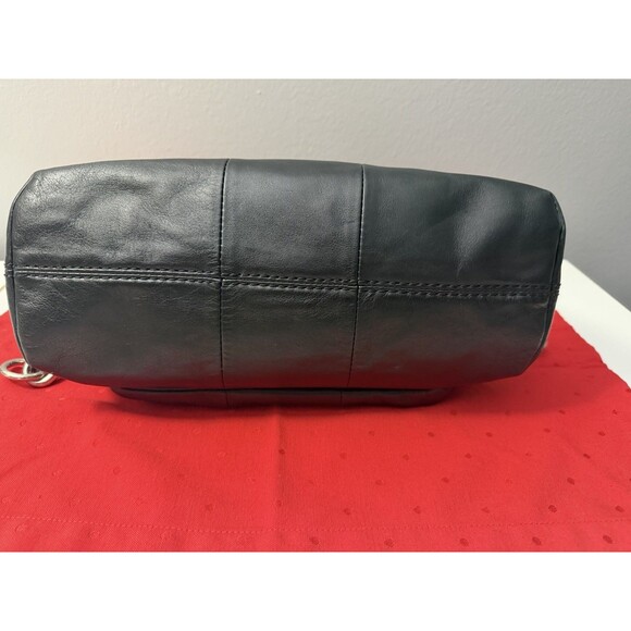 Coach KRISTIN Leather Satchel Handbag Double Strap & Zipper D1093-14782 Dust Bag - Picture 4 of 16